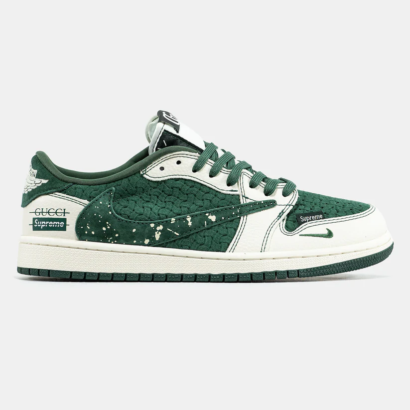 Nike Air Jorgan 1 Low x Travis Scott x Gucci x Supreme [1:1] - Image 1